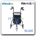 Andador de aluminio ligero rollator para deshabilitar RL005